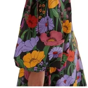 FARM Rio | Dresses | Farm Rio Black Bucolic Garden Cut Out Maxi Dress S |  Poshmark